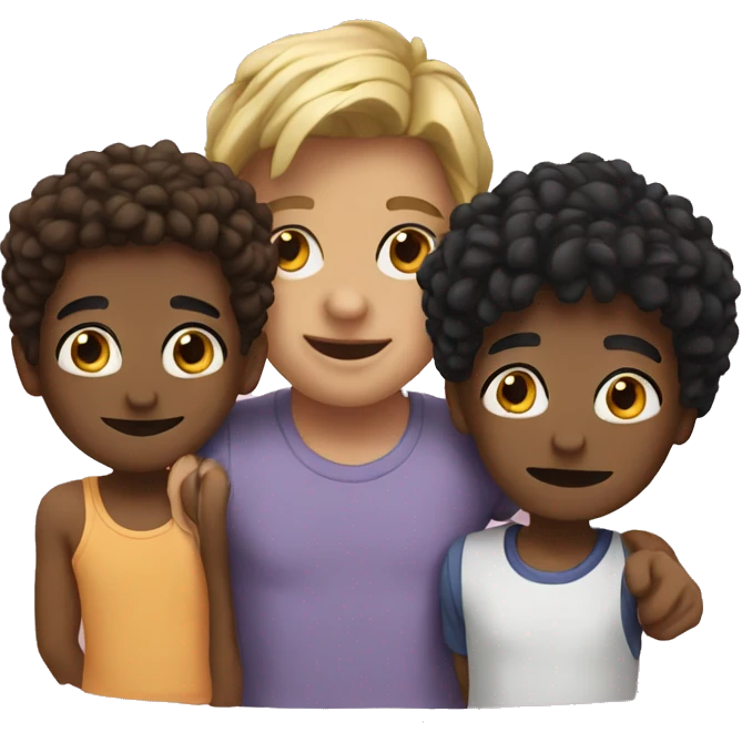 3 friends  emoji
