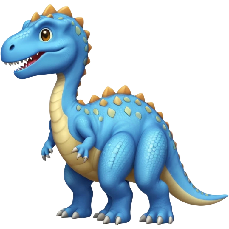 light blue 공룡 emoji