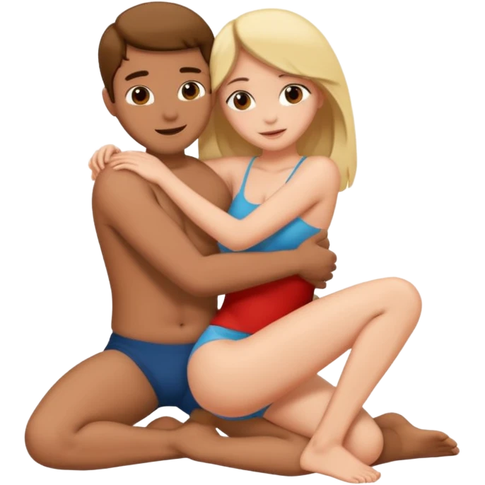 69 sex position of male female emoji