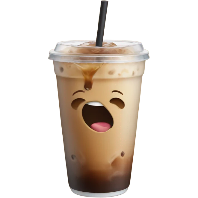 Iced coffee emoji