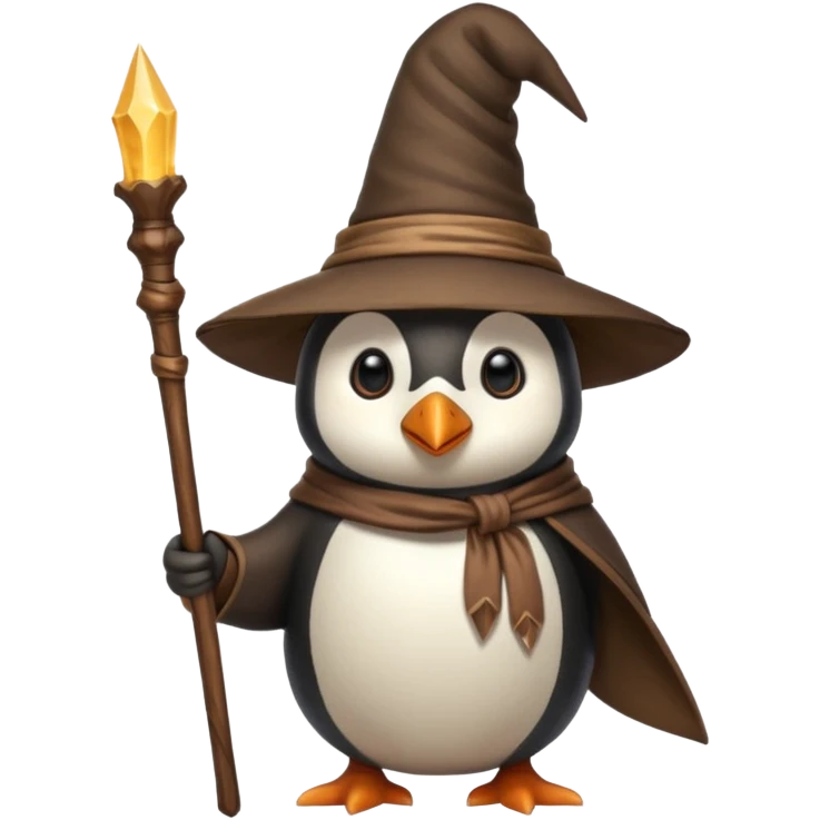 Penguin Wizard emoji