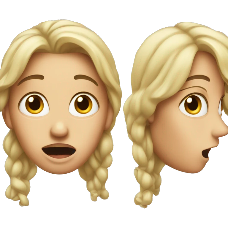 a surprised woman emoji