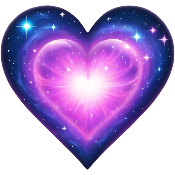 Galaxy heart  emoji