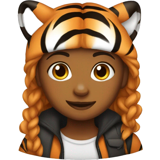 tiger girl emoji