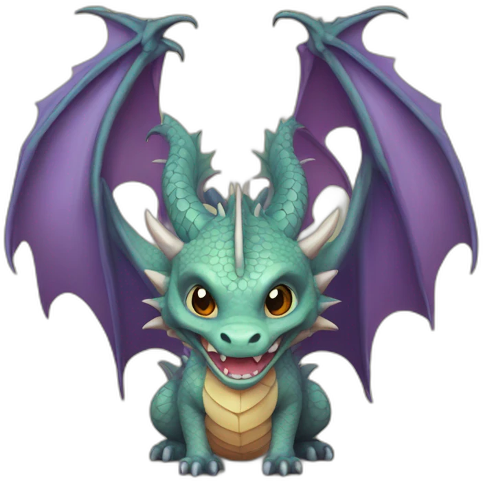 dragon cute BAROQUE emoji