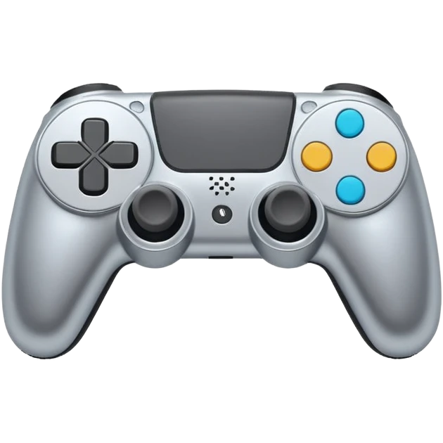 joystick ps5 colore argento emoji