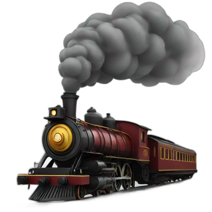 steam train emoji