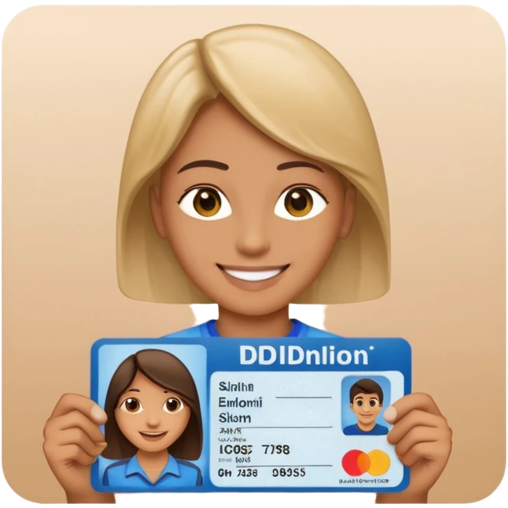 Driver’s license ID emoji