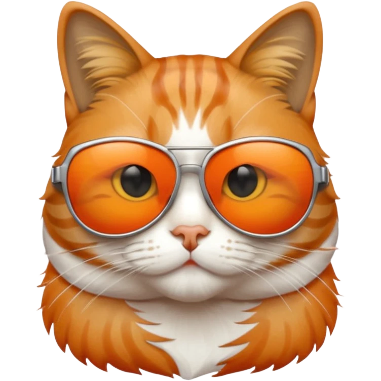 Cat wearing sunglasses emoji