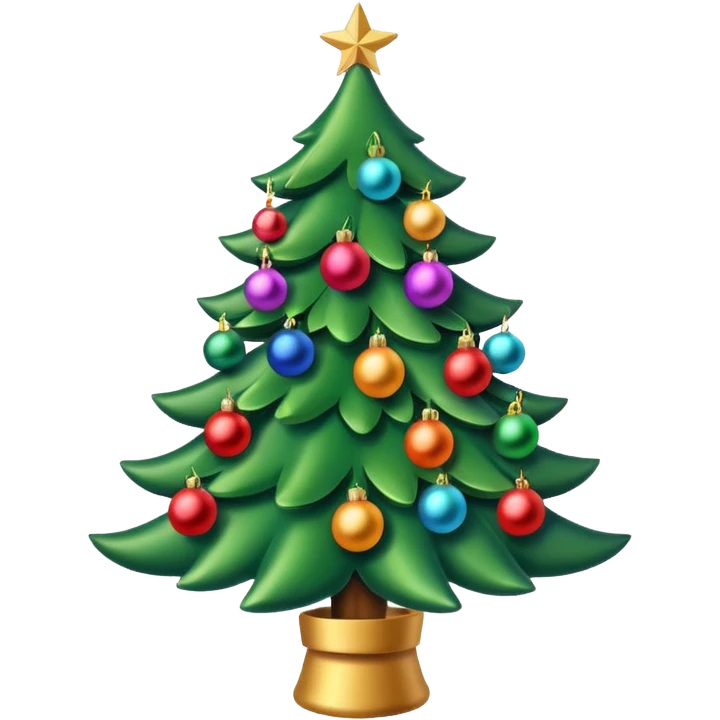 green Christmas tree emoji