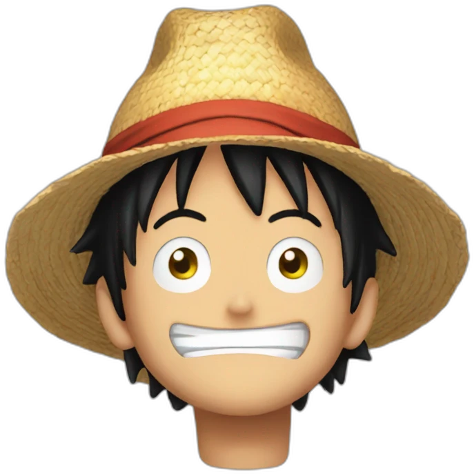 Luffy en train de fumer emoji