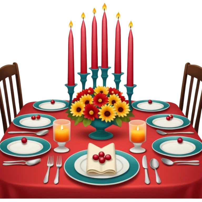 festive dinner emoji