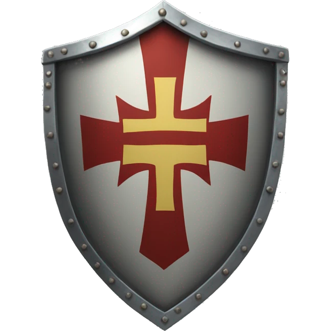 Crusader shield emoji