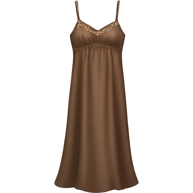 Brown Night Gown emoji