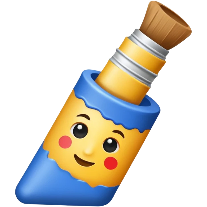 artist paint tube  emoji