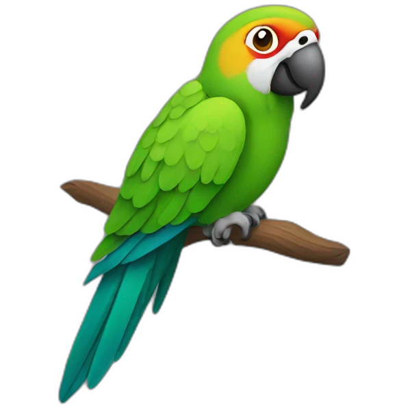 parrot front emoji