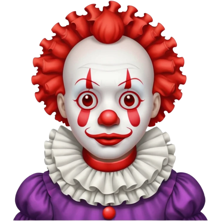 sick clown emoji