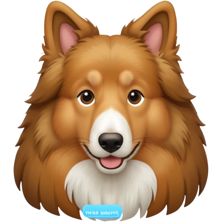 Rough collie emoji
