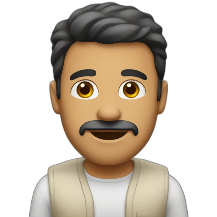 Homem lendo emoji