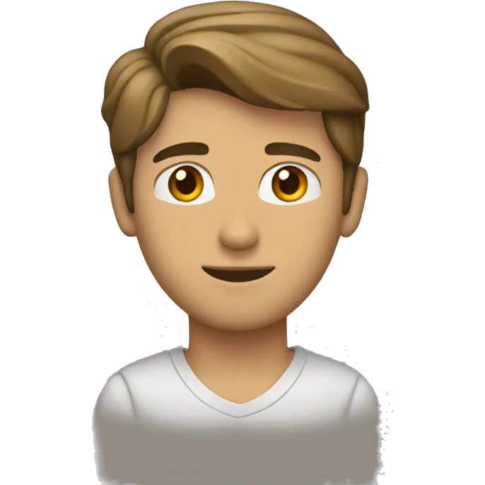 hombre joven conduciendo  emoji
