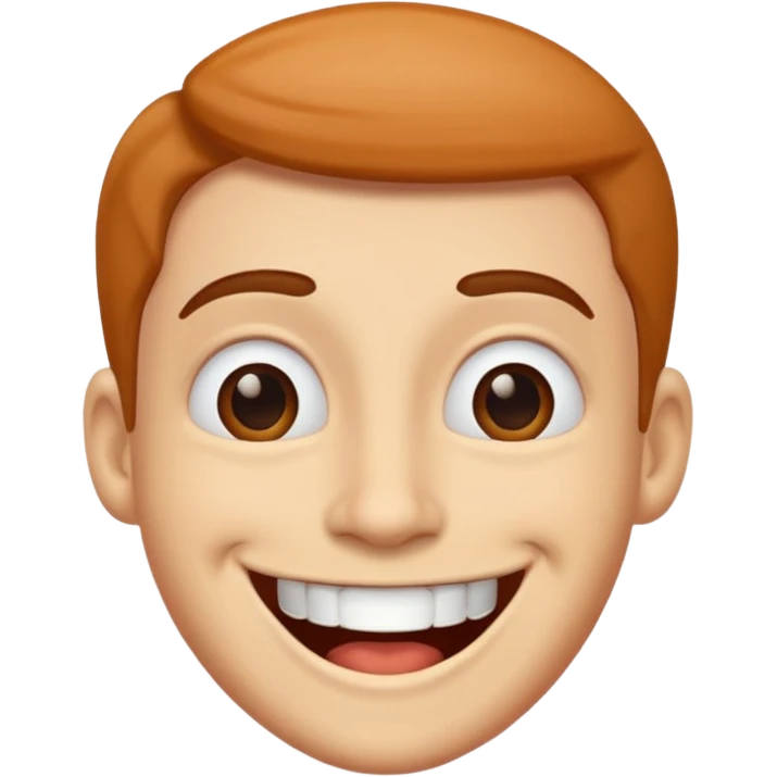 goofy smile emoji