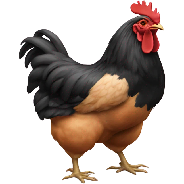 Chickens butt from behind  emoji