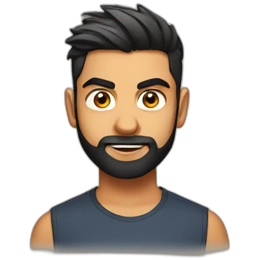 virat kholi face emoji