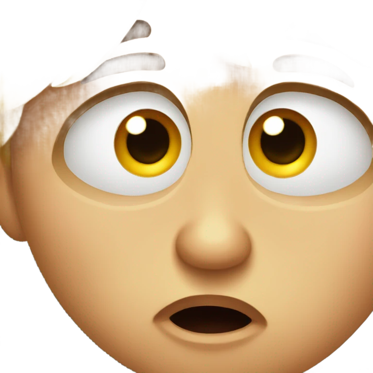 Crying emoji with big shiny eyes emoji