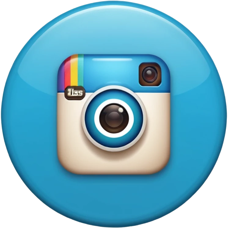 Generate a Instagram blue verified badge emoji exactly the same emoji