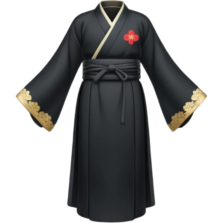 black shihakusho japanese emoji