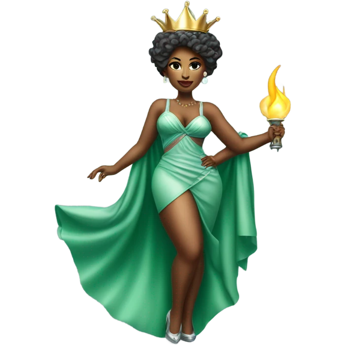 Burlesque Statue of Liberty emoji