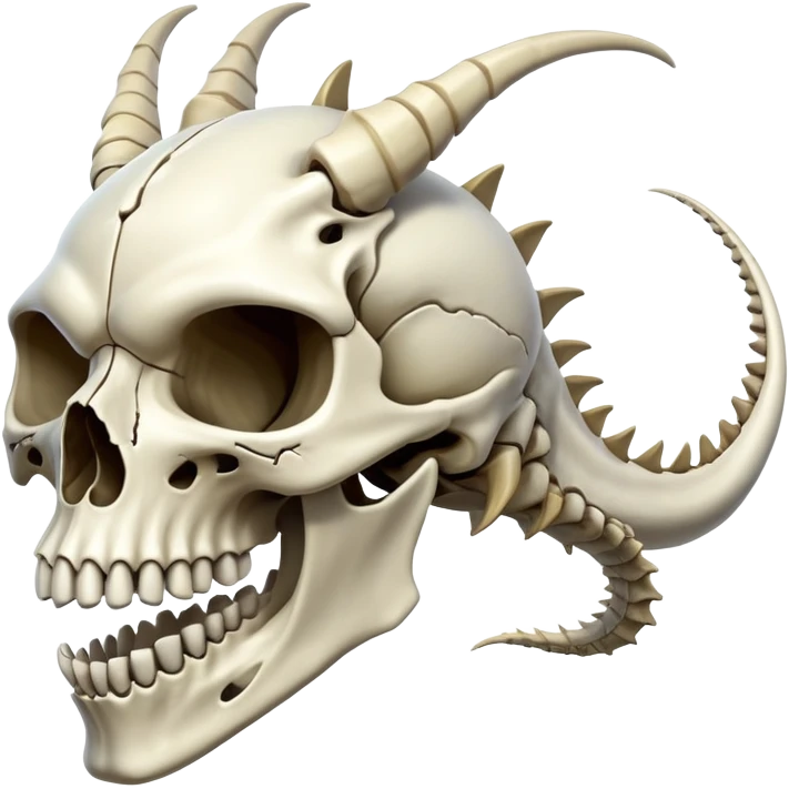 Boneknapper-Skeleton-Skull-dragon emoji