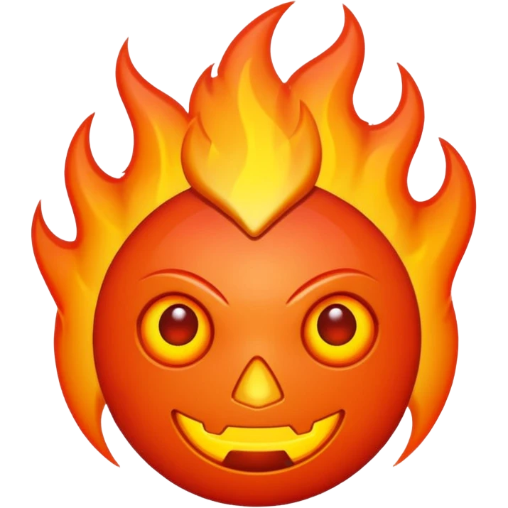 CYBERPUNK FIRE RED emoji
