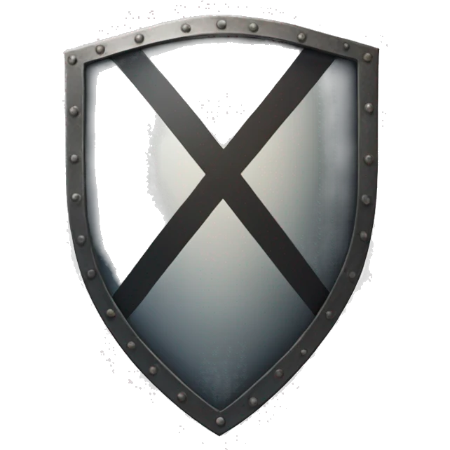 Shield with the number 6 emoji