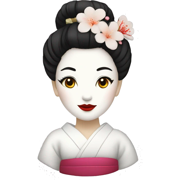 geisha white emoji