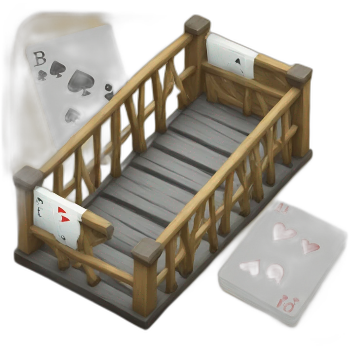 Bridge card game emoji