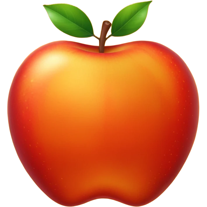 Orange, Apricot, Apple Fruit emoji