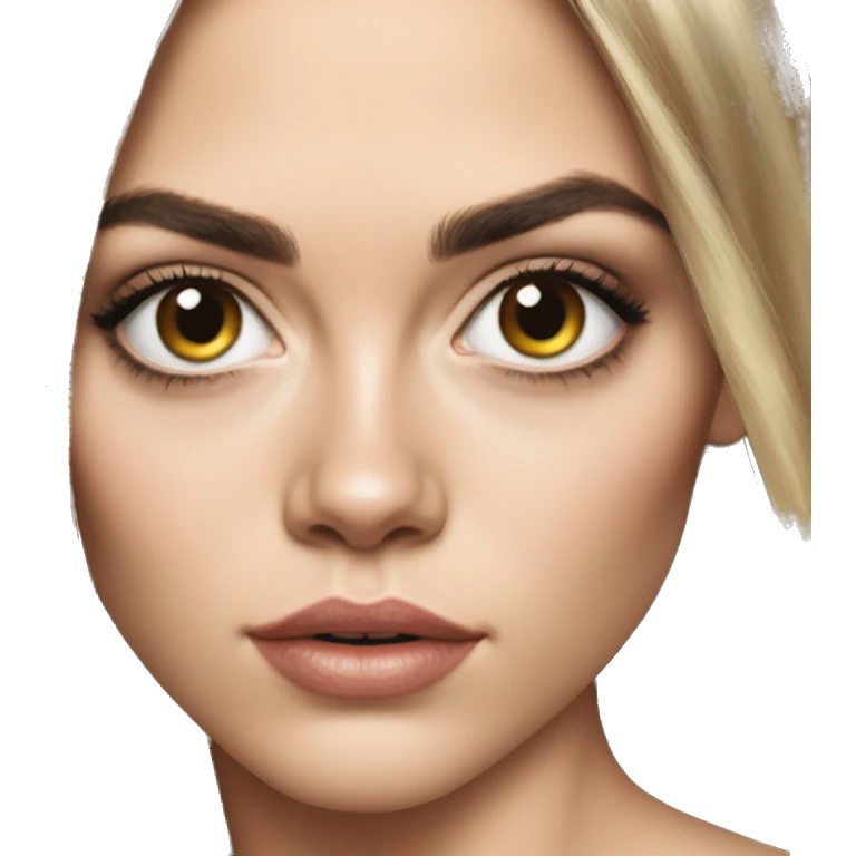 fotoreal Cara delevigne emoji