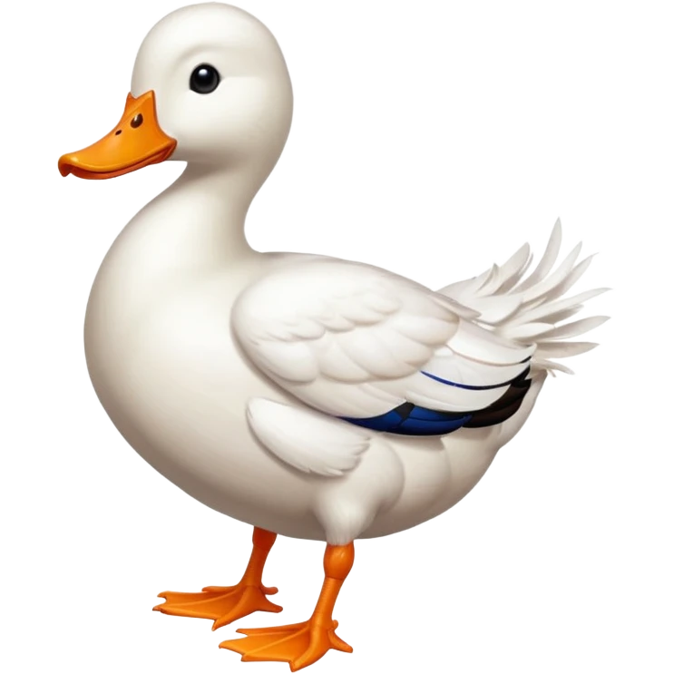 Duck walking emoji