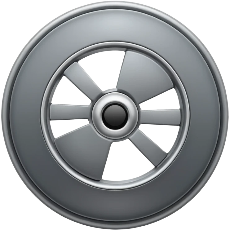 Genrate for me a settings wheel like an iphone emoji