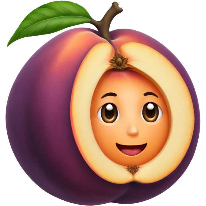Tak a peach and stick an aubergine half way up into the crack of the peach emoji