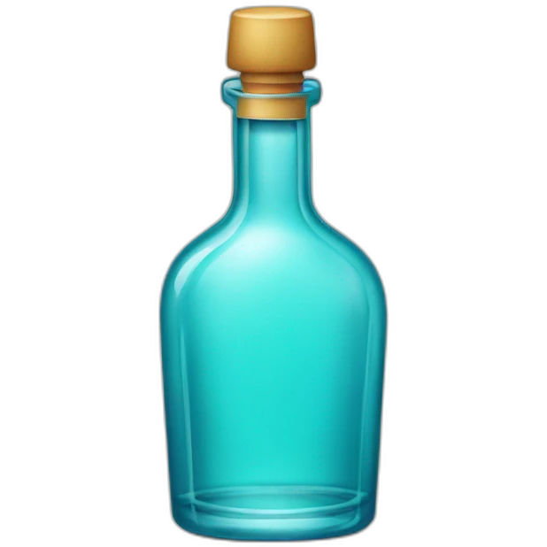 Tequila bottle clase azul emoji