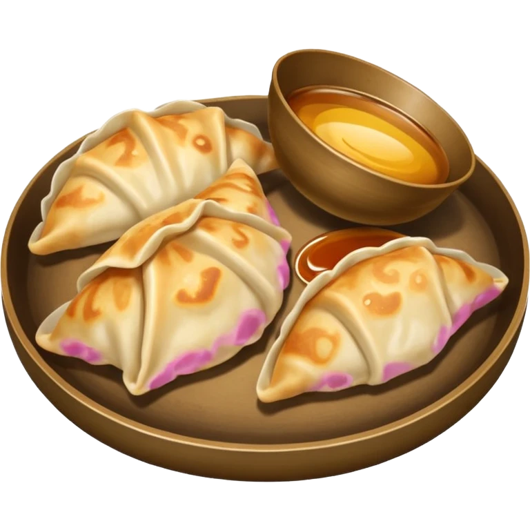 Dumplings gyoza  emoji