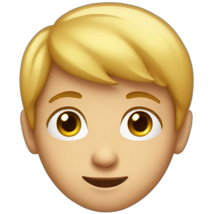 Boy face emoji