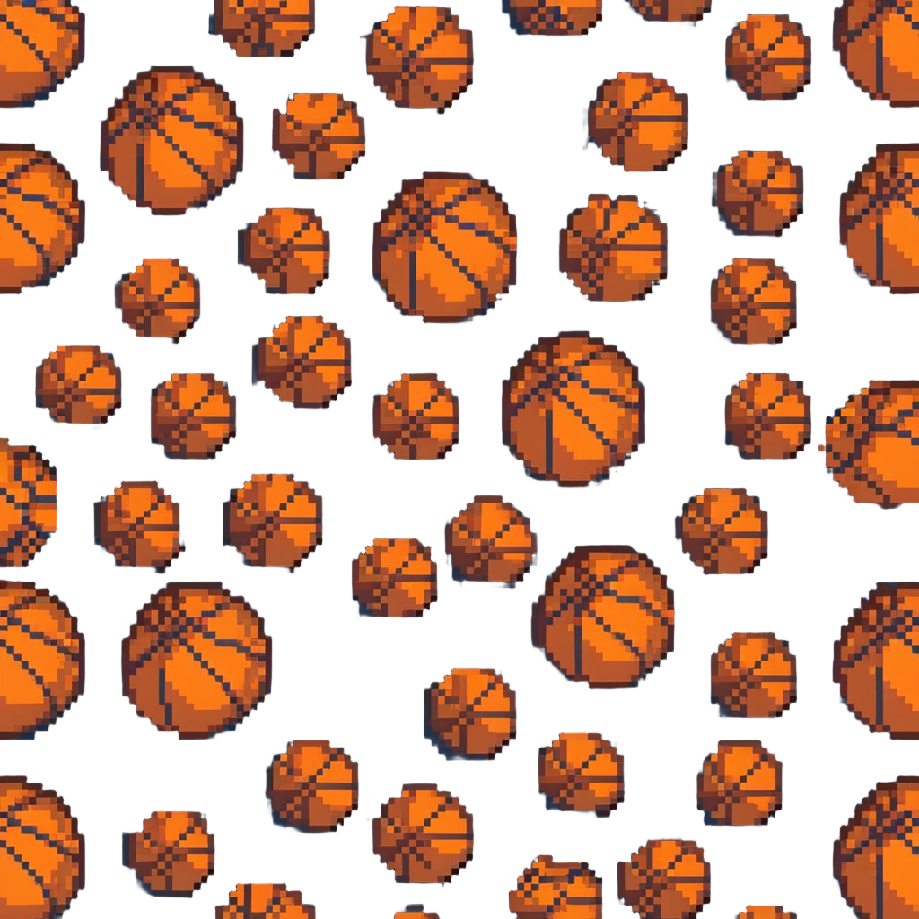 bronze basketball, copper-brown metallic surface with classic orange seams emoji