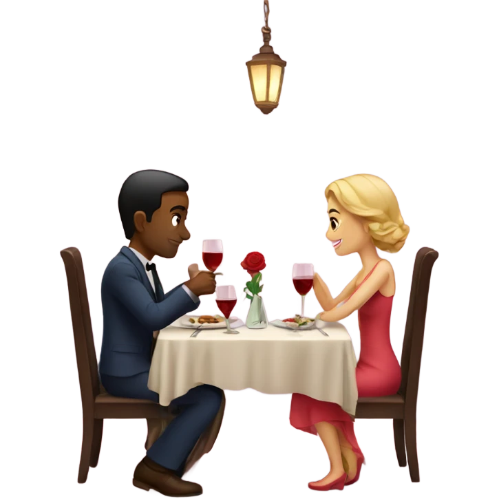 romantic dinner emoji