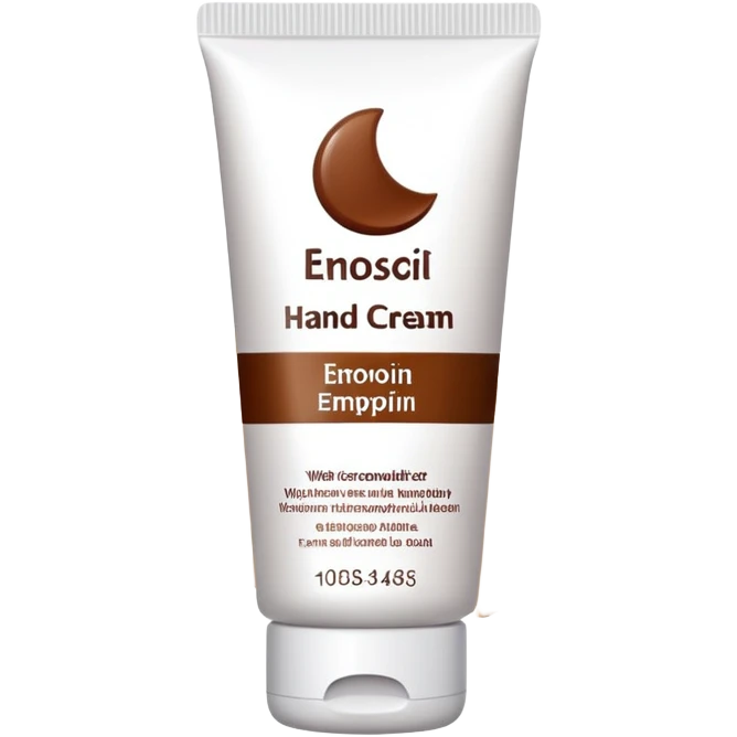 white and brown hand cream emoji