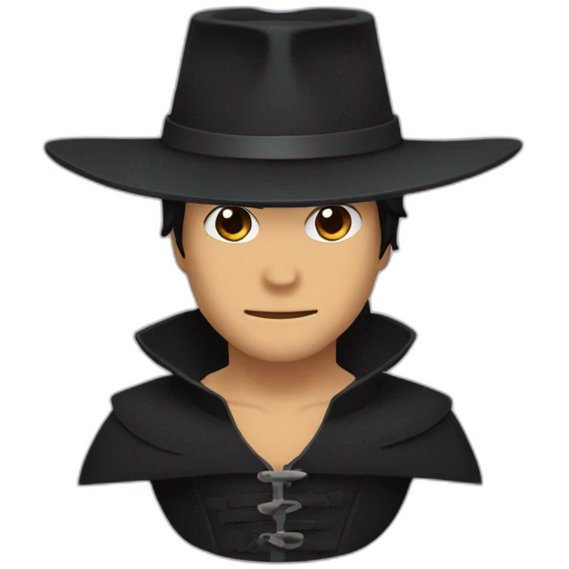 Zorro qui chevauche nami emoji