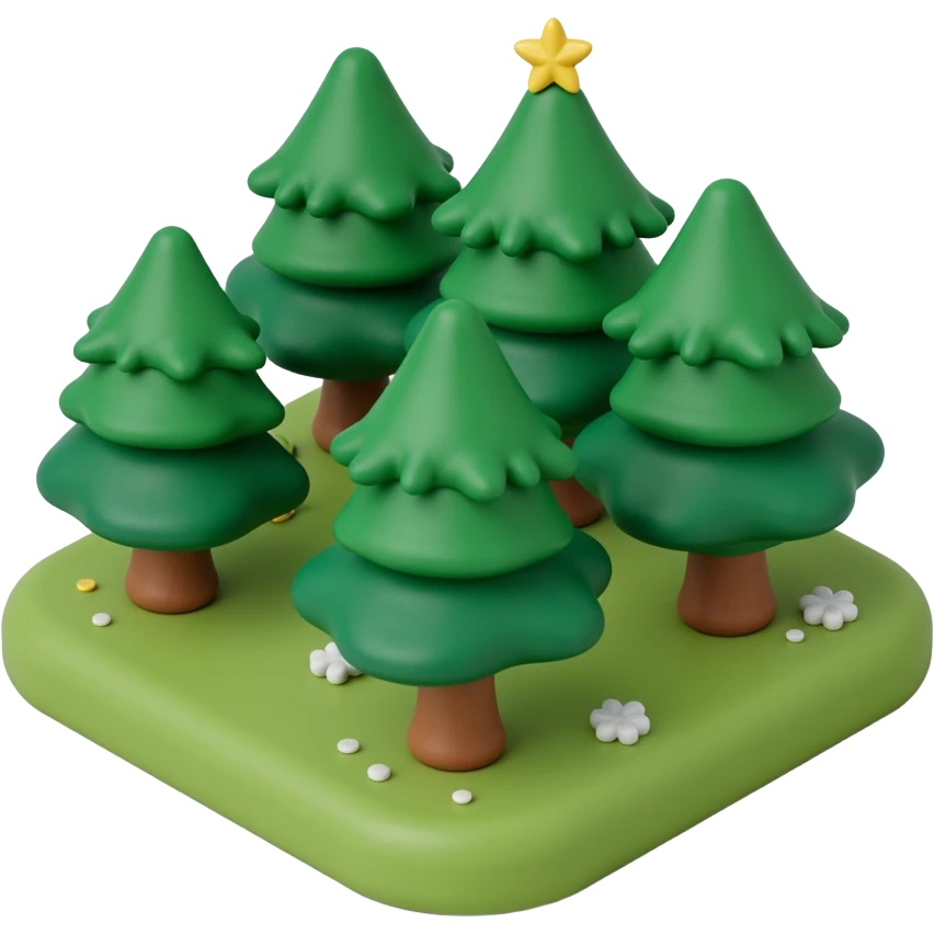 forest trees emoji
