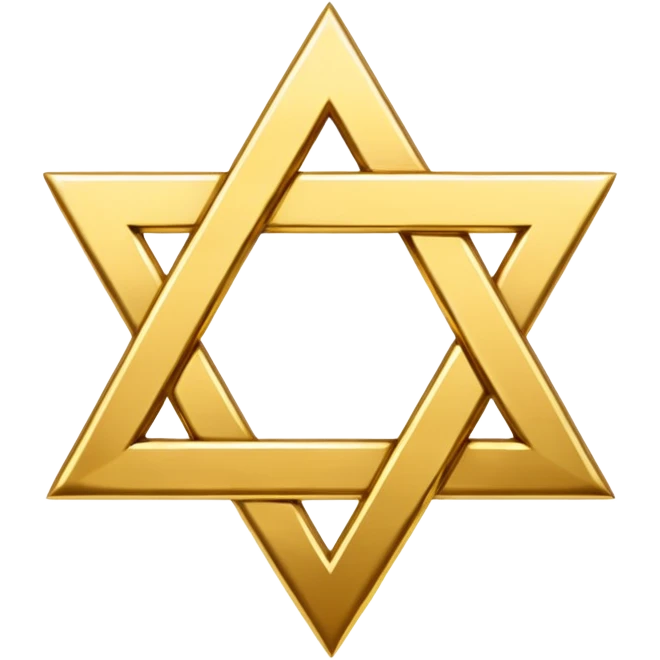jew symbol with NO! writing  emoji